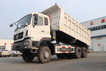 东风6×6大力神越野自卸汽车 六驱东风大力神后八轮货车 8米4工地矿山专用自卸车