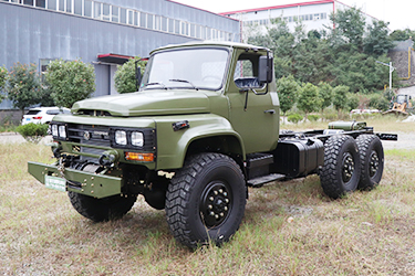 东风六驱EQ2100/EQ245越野卡车底盘报价_6×6越野专用车底盘销售出口_六驱运兵车底盘