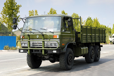 东风六驱EQ2102G/246越野运兵车_6×6平头153底盘改装载货汽车_3.5吨级排半经典卡车