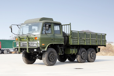 东风EQ2102N越野运兵车_6×6平头153双排专用载货车_六驱3.5吨三轴卡车